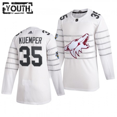 Arizona Coyotes Darcy Kuemper 35 Wit Adidas 2020 NHL All-Star Authentic Shirt - Kinderen